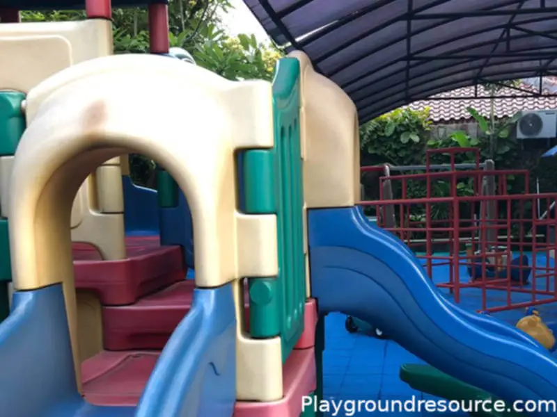 To Paint Plastic Playground Equipment, Plastic Playground Set